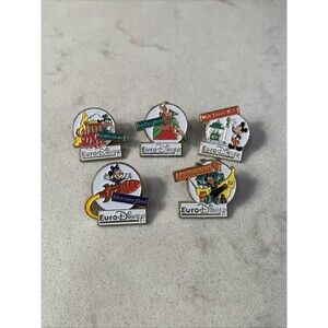 set 5/5 is an Open Edition pin from the EuroDisney